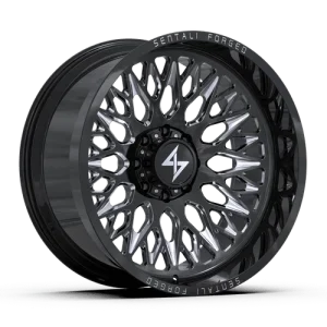 Sentali – Forged SF-6 – Black – 22″x10″ -24mm – Summer Wheels – SF622105124BM